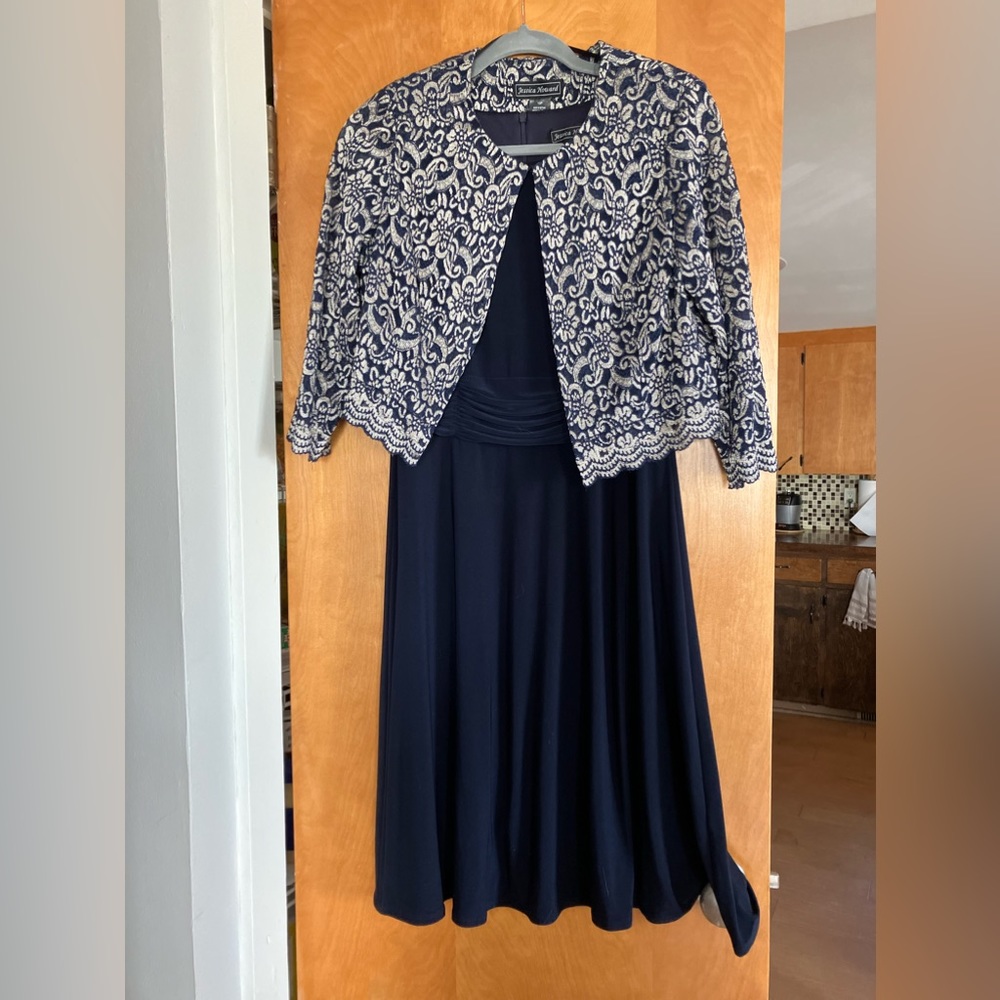 Blue, Jessica Howard dress